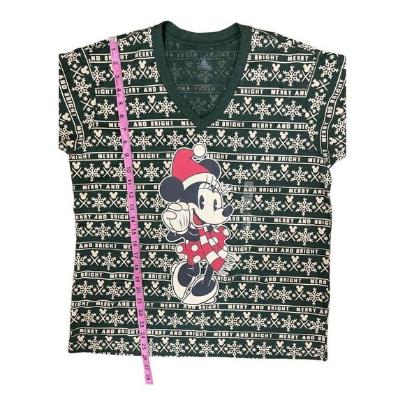 Mommy & Me Disney Store Minnie Mouse Merry & Bright Matching Christmas Tops New - Picture 7 of 7